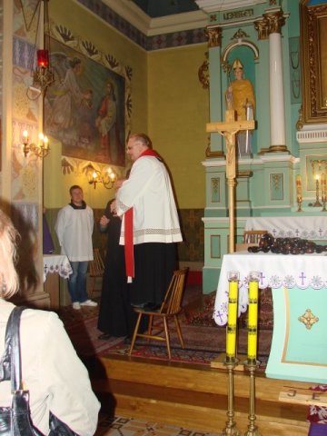 Misje i pożegnanie krzyża